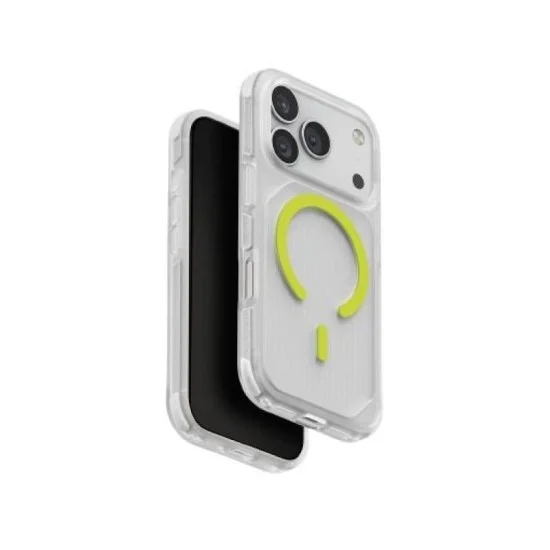 Uniq Hybrid Iphone 17 Pro (2025) 6.3 Magclick Charging Combat Active - Frost Clear